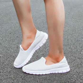 Ușoare Pantofi Plat Pentru Femei Adidasi Femei Respirabil Mocasini Pantofi Doamnelor Coș Femme Zapatillas Mujer Casual Chaussure Femme