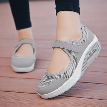 Pantofi Femei Toamna Anului 2019 Adidași Mama Pantofi Femei Usoare Ochiurilor De Plasă Pantofi Sport Femei Casual Confortabil Vulcanizat Pantofi 699