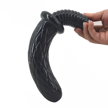 Noul design mâner lung penis artificial Zăbrele mare anal dildo model de suprafață anus masaj dop de fund jucarii sexuale pentru femei barbati masturbator