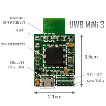 UWB Poziționare Mini3 de Poziționare și Variind de Dezvoltare Bord Două-mod de Zbor Metoda de A-F Soluție DWM1000