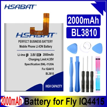 HSABAT 2000mAh BL3810 Baterie Pentru Fly IQ4415 Quad BL 3810