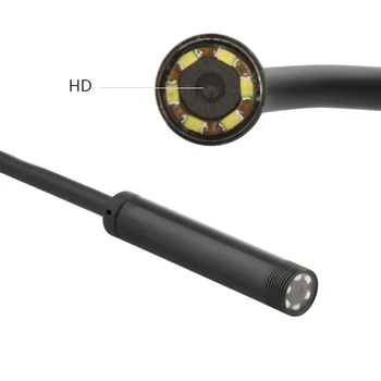 JCWHCAM 7mm Focus aparat de Fotografiat Lentilă 1M/1,5 M/2M/3,5 M/5M Waterproof, 6 LED-uri Android Endoscop Mini Cablu USB Endoscop Camera de Inspecție