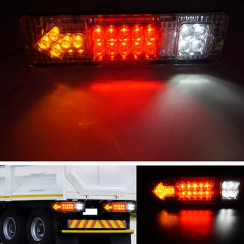 12V LED-Spate, stopuri Lampa de 19LED Remorcă Auto Stop Spate întoarcere de Siguranță Indicator Lumini de Ceață Camion Remorcă Auto Caravana LED