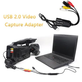 USB 2.0 Video cu placa de Captura Easycap adaptor de Editare Video Recorder DVR 4 Canale TV, DVD, VHS TV Pentru Win7/8/10/XP/Vista Drive gratuit