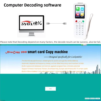 Versiunea în limba engleză cele mai Noi iCopy cu Decodare Completă Funcția Smart Card-Cheie de Mașină RFID, NFC Copiator IC ID Cititor de Scriitor 3 5 Duplicator