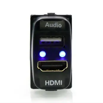 Masina USB Intrare Audio Încărcător cu mufă Folosi pentru Mitsubishi,ASX,Lancer,Outlander,Pajero,Zinger,Fortis,Soveran