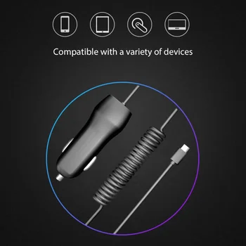 5V-Incarcator Auto Micro USB de Tip c, Rapid de Încărcare Încărcător de Telefon Adaptor Pentru iPhone 11 Pro Max 6 7 8 Plus Xiaomi Redmi Huawei
