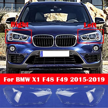 Pentru BMW X1 F48 F49-2019 Auto Frontal Lumina Lămpii Farului Abajur Auto Shell Lentile de Sticlă Cazul Capac pentru Faruri