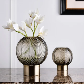 Creative Sferice vaza de sticla decor Nordic acasă decor vaza ornamente living decoratiuni, vaze de flori pentru case