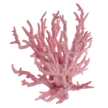 Roz Coral în Formă de Ornament Decor pentru Acvariu Rezervor de Pește