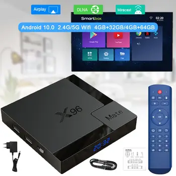 Noi X96Mate 4GB 64GB, Android 10.0 TV Box Allwinner H616 Quad Core X96Mate 4G 32G Media Player Smart Ip tv, Set Top Box