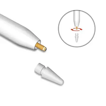 2 buc de Schimb Peniță Sfat Pentru Apple Pencil 1 2st iPad Pro Touchscreen Stylus Pen