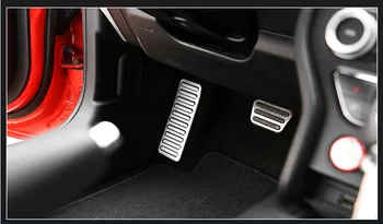 Aluminiu Interior Auto Piciorul Stâng Restul Pedala de Decorare Cadru Autocolante pentru Ford Mustang Până Styling Auto