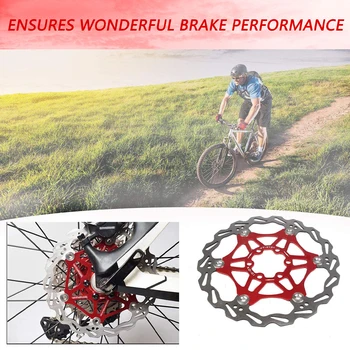 1pcsMountain Bicicleta a Rotorului de Frână Puternică a Căldurii Plutitoare Rotor 160mm 180mm MTB plăcuțelor de Frână Pentru Biciclete Ultralight