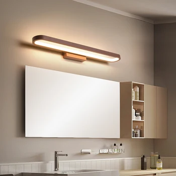 Modernă cu LED-uri Lampă de perete&Lumini Oglindă Cafea 0.4-1.2 M, Anti-ceata LED lumini de Baie masa de toaleta/wc/baie tranșee&oglindă lam