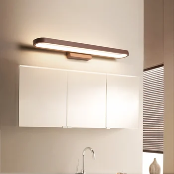 Modernă cu LED-uri Lampă de perete&Lumini Oglindă Cafea 0.4-1.2 M, Anti-ceata LED lumini de Baie masa de toaleta/wc/baie tranșee&oglindă lam