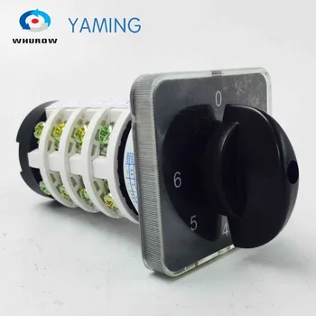 Yamin Electric HZ5B-20/4 control comutator 4 noduri 20A 0-6 poziția Universal comutator rotativ cam comutator interruptor