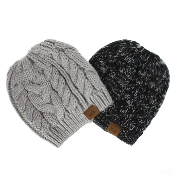 DoraDeer Pălărie de Iarnă Căciuli Sport Pălărie Tricotate pentru Femei din Bumbac Casual Solid Pălărie de Moda coada-Calului Găleată Capota Chelioși