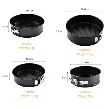 Bakeware Seturi Non Stick-ul Detașabil Tort Mucegai Inel Inox Rotunda pentru Tort Pan Matrite pentru Copt produse de Patiserie Instrumente 221