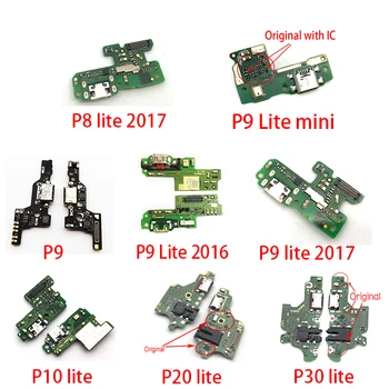 10buc/Lot,Încărcător de Bord PCB Flex Pentru Huawei P10 P20 P30 P8 P9 Lite 2016 2017 P40 Pro Plus Port USB Conector Dock de Încărcare Cablu