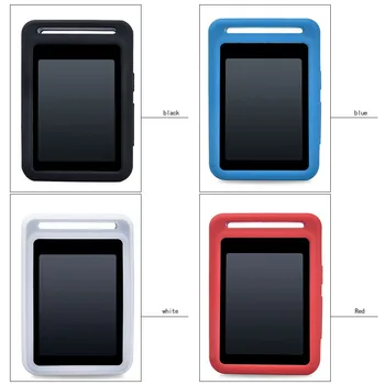 4 Culori MP3 Capac de Protecție Anti-zgârieturi Manșon de Silicon de Caz pentru Searick MP3 Music Player