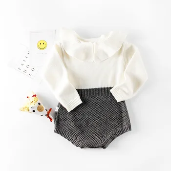 2020 iarna Nou copil tricotat romper baby salopeta de lână moale, cu maneci lungi copil nou-născut băieți și fete. una-piese de haine pentru copii drăguț