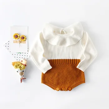 2020 iarna Nou copil tricotat romper baby salopeta de lână moale, cu maneci lungi copil nou-născut băieți și fete. una-piese de haine pentru copii drăguț
