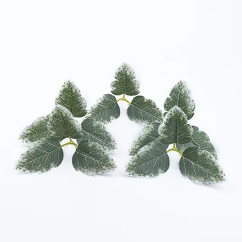 100buc Mătase frunze decor de Crăciun pentru Acasă Nunta, accesorii de mireasa clearance Frunze verzi Diy Cadou plante Artificiale cutie de Bomboane