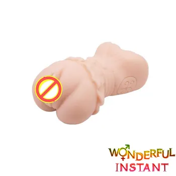 TAUR NEBUN masturbator APĂ PIELEA VAGINULUI cu vibratoare de gloanțe masturbator jucărie sexuală pentru om, simulează Vagin