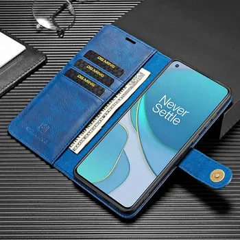 Caz Flip pentru Oneplus 8T Epocă Detasabila Folio Piele Portofel Magnetic Sloturi pentru Carduri de Telefon Caz Acoperire pentru Oneplus 8 Pro Funda