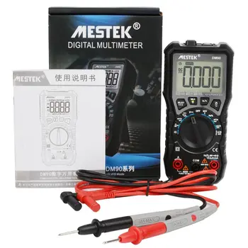 MESTEK DM90 Multimetru Digital 6000 De Capete de acuzare Display LCD Auto Gama Tester AC/DC Ampermetru Voltmetru de Frecvență Diode Instrumente de Măsurare