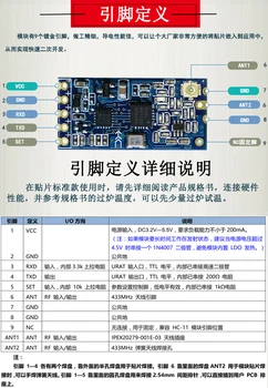 HC-12 433Mhz SI4463 Wireless Port Serial Modul 1000M Înlocui Bluetooth HC12
