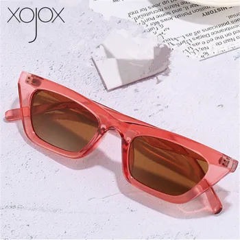 XojoX Sexy Ochi de Pisica ochelari de Soare pentru Femei Brand Designer de Epocă Mici Ochelari de Soare de sex Feminin Tendință Oglindă Nuante pentru Femei UV400 Ochelari