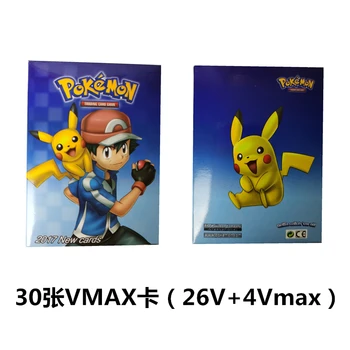 30pcs Carduri Pokemon V Vmax Stralucitoare Card engleză Sabie Scut Booster Box de Colectie Carte de Joc de Tranzacționare Pentru Copii Childer Jucarie Cadou