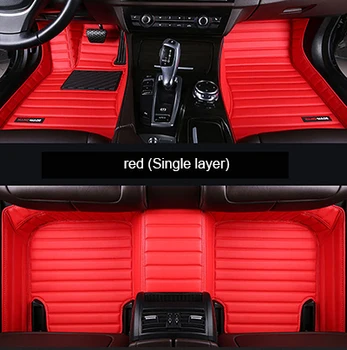 Personalizate de mașină din piele podea mat pentru Audi a4 b6, a6 c5 b8 A6L R8 Q3 Q5 Q7 S4 Quattro A1 A2 A3 A4 A6 A8 masina stylingcar accesorii auto