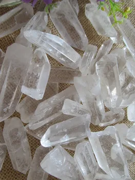 AAAA+++ Natural Lemuriana Semințe de Cristal de Cuarț Puncte Minerale de Colectare a mostrelor de 100g/lot