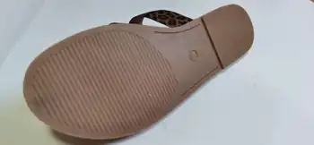 De Vară 2020 Noua Moda Femei Sandale Leopard Print Slip-on Superficial Plat Pantofi Doamnelor în aer liber, Papuci de Vacanță