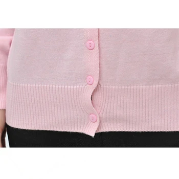 2019 Feminin Nou Cashmere Cardigan O-Gât Tricot Camasa Slim Versiunea Coreeană De Șantiere Mari Pulover Scurt Femei Rochie