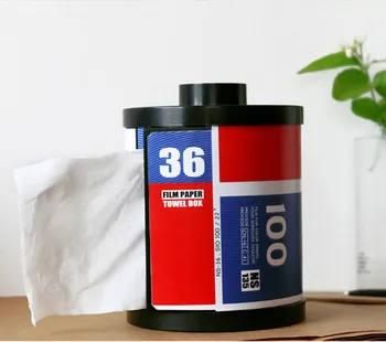Creative film țesutului caseta de pompare prosop de hârtie tub Acasă Mașina de Țesut Caz Box Container Prosop Șervețel PapersBox