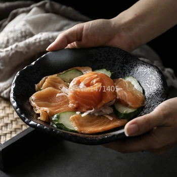 Retro Gresie Tacamuri Restaurant Japonez Caracteristice Creative Placa Ceramica De Acasă Dim Sum Fel De Mâncare Rece Gustare Placa