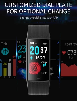 Erolles ceas inteligent Pentru Android și IOS banda impermeabil ceas inteligent bărbați femei inteligente bratara bratara smartband fitness tracker