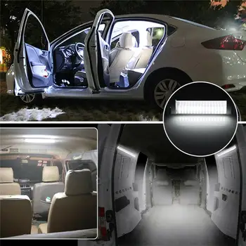 12V LED AUTO Interior Lumini plafon acoperiș Alb de lumină, Lampă de Semnal Cupola de Lectură Lumină de inmatriculare Auto Interior Lumini Accessori