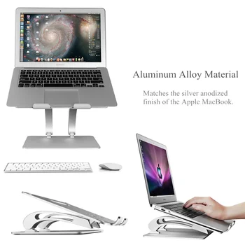 Noul Mari Reglabil Suport pentru Laptop cu USB Hub Ventilator de Răcire, Tablete, Notebook-uri de Carte de Răcire Suport pentru MacBook Air/Pro 11-17 inch