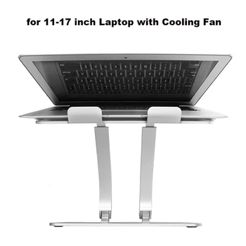 Noul Mari Reglabil Suport pentru Laptop cu USB Hub Ventilator de Răcire, Tablete, Notebook-uri de Carte de Răcire Suport pentru MacBook Air/Pro 11-17 inch