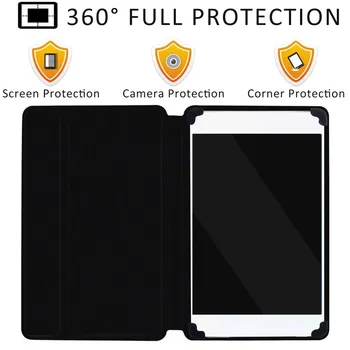 Tableta Caz Pentru Asus Memo Pad 7/8/10 Universal Flip Piele PU Stand Acoperi Tableta carcasa de Protectie + Stylus Gratis