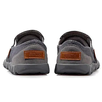 2019 nouă Primăvară de Toamnă Om Nou Pantofi de Panza Om de Moda Casual Dantela-up Solid Pantofi Confortabili Om Plus Dimensiune 556