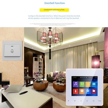 Bluetooth Smart Control Sistem audio de Boxe de Tavan Module Acasă o Sistem Digital, Amplificator Stereo în Perete pentru Hotel