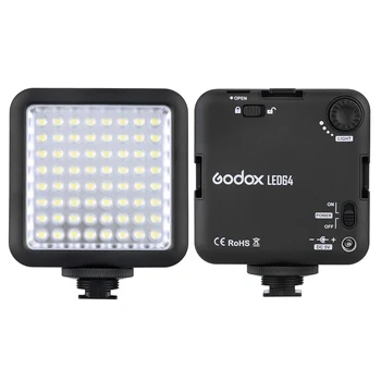 Godox LED64 Video cu LED-uri de Lumină pentru Camera foto DSLR Camera mini DVR ca Lumina de Umplere pentru Nunta News Interviu fotografie Macro