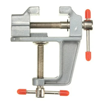 Aluminiu Miniatură Mic Bijutier Prindere Pe Masa Menghină Instrument Vice-85mm x 95mm Dropshipping
