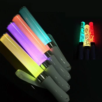 Colorat Glow Sticks Alimentat de la Baterie 3W Rave Recuzită Magice 15 Modele de LED-uri concert Strălucire bastoane de lumină